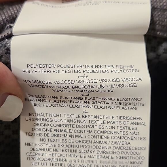 Brax Cooper fancy regular fit gray polyester, viscoe stretch pants - Picture 8 of 8